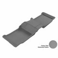 3D Maxpider FORD EXPLORER 2011-2014 KAGU GRAY R2 BENCH SEATING W/O CENTER CONSOLE Floor Mat L1FR03621501